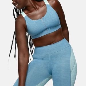 Outdoor Voices Zip Bra